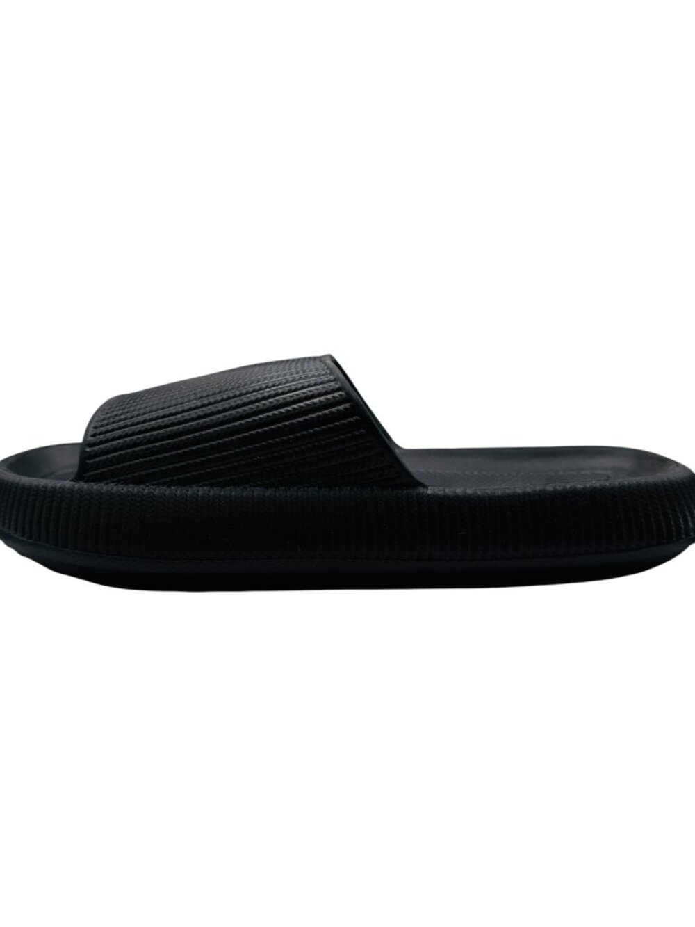 Freestyle Black Slide Sandals Mens Size 46-47 Lightweight Slip-On Shoes
